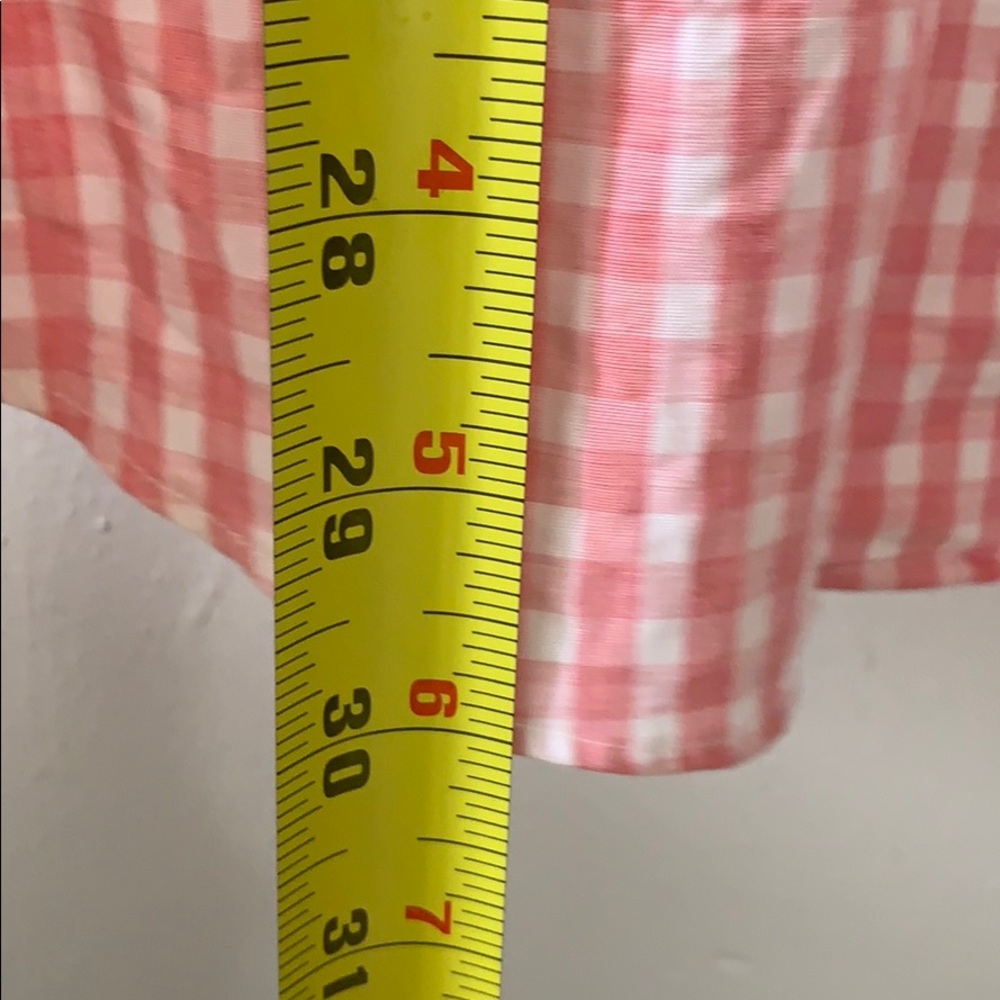 Pink plaid button up - Picture 4 of 5